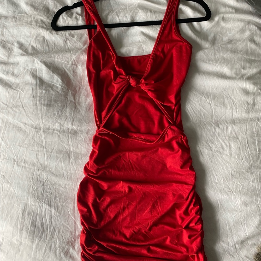 Red dress